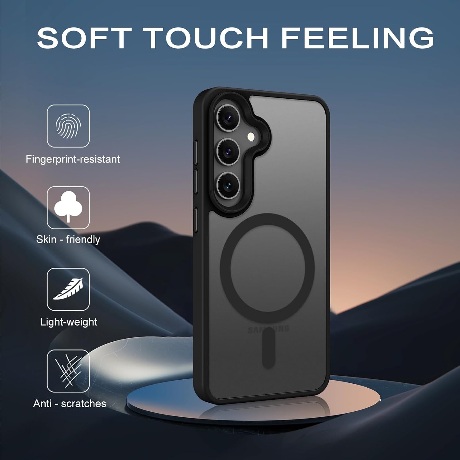 Matte Hybrid Magnetic MagSafe Case for Samsung Galaxy S24 / S25 Matte Hybrid Magnetic MagSafe Case for Samsung Galaxy S24 / S25